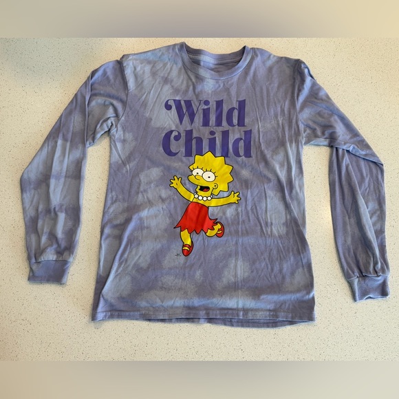 The Simpsons “Wild Child” Long Sleeve Tee - Picture 1 of 3